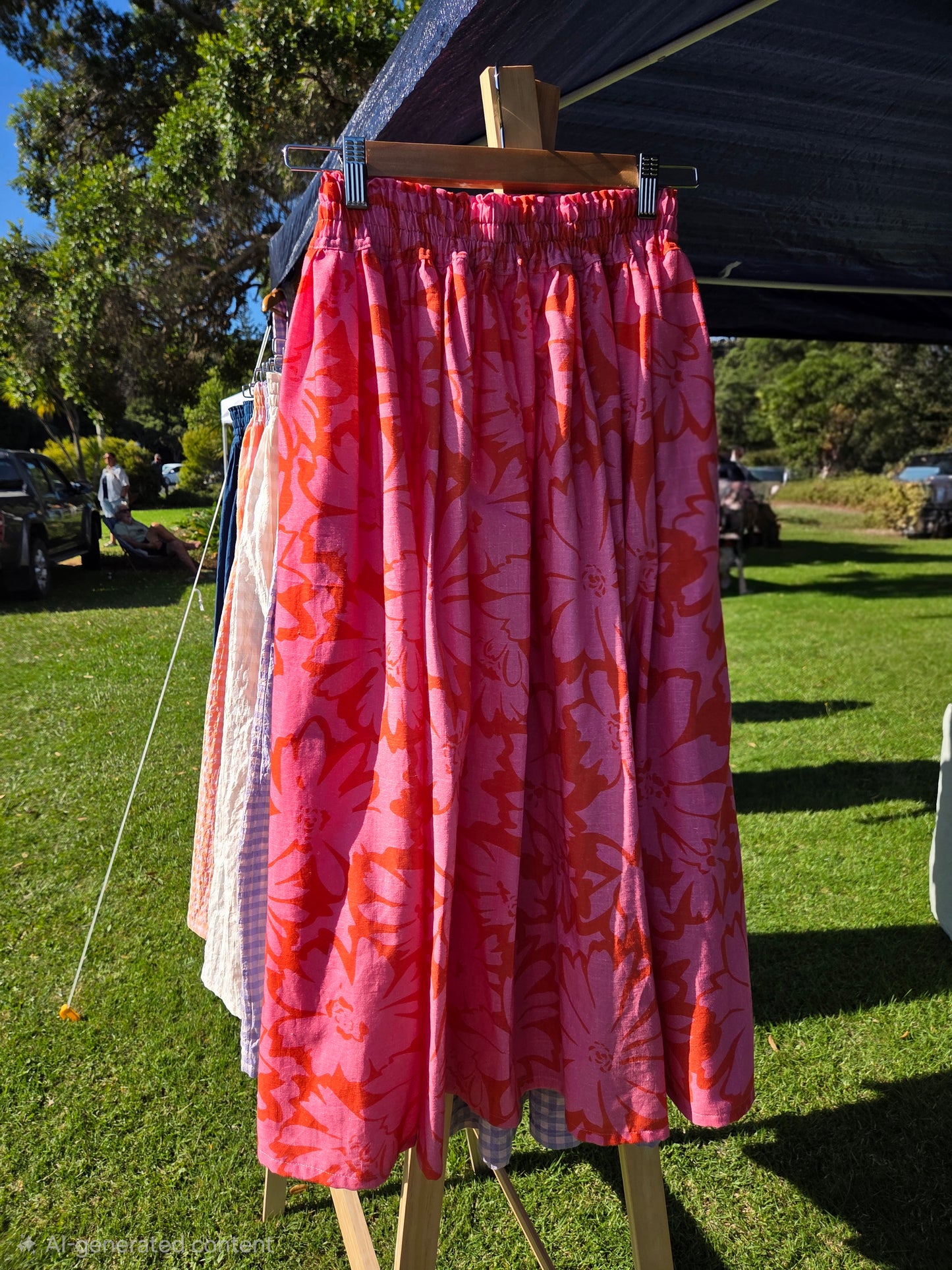 Pre-made: Cotton gathered skirt