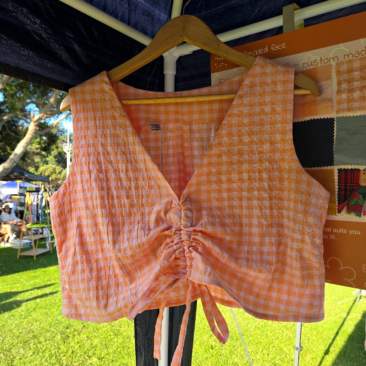Pre-made: Cotton gathered top
