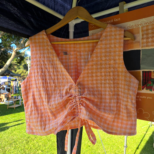 Pre-made: Cotton gathered top